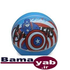 توپ بسکتبال طرح دار بتا|آبی