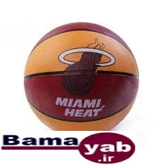 توپ بسکتبال طرح اسپالدینگ|زرشکی/زرد