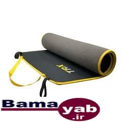 زیرانداز ورزشی بدنسازی طرح تی آر ایکس 9 میلیمتری|مشکی/ زرد