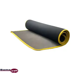 زیرانداز ورزشی بدنسازی طرح تی آر ایکس 9 میلیمتری|مشکی/ زرد