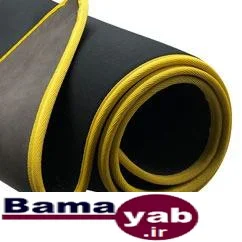 زیرانداز ورزشی بدنسازی طرح تی آر ایکس 9 میلیمتری|مشکی/ زرد