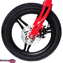 دوچرخه بچه گانه پرادو M810 سایز 16|مشکی/قرمز