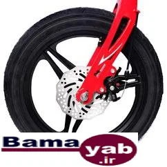 دوچرخه بچه گانه پرادو M810 سایز 16|مشکی/قرمز