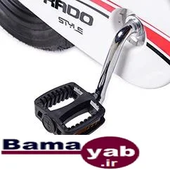 دوچرخه بچه گانه پرادو M810 سایز 16|مشکی/قرمز