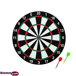 تخته دارت سوزنی 12 اینچ RED|مشکی/سفید