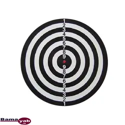 تخته دارت سوزنی 12 اینچ RED|مشکی/سفید
