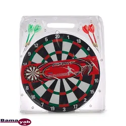 تخته دارت سوزنی 12 اینچ RED|مشکی/سفید