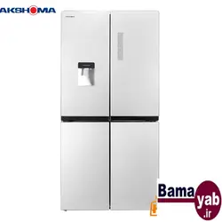 یخچال فریزر ساید بای ساید پاکشوما P190W سفید