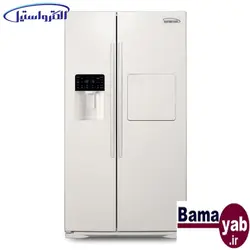 یخچال فریزر ساید بای ساید الکترواستیل ES51W سری رویال سفید چرم
