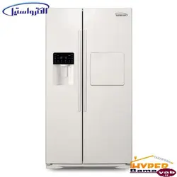 یخچال فریزر ساید بای ساید الکترواستیل ES51W سری رویال سفید چرم