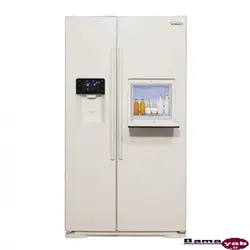 یخچال فریزر ساید بای ساید الکترواستیل ES51W سری رویال سفید چرم