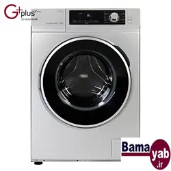 ماشین لباسشویی جی پلاس GWM-K723S نقره ای ۷.۵ کیلویی