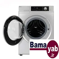 ماشین لباسشویی جی پلاس GWM-K723S نقره ای ۷.۵ کیلویی