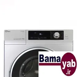 ماشین لباسشویی جی پلاس GWM-K723S نقره ای ۷.۵ کیلویی