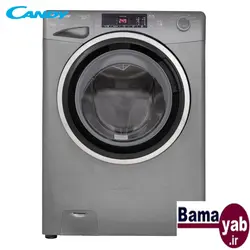 ماشین لباسشویی کندی GVS-228TC3R سیلور ۸ کیلویی