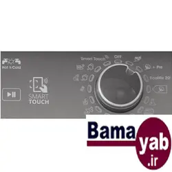 ماشین لباسشویی کندی GVS-228TC3R سیلور ۸ کیلویی