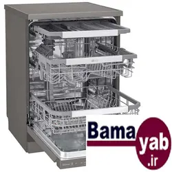 ماشین ظرفشویی ال جی XD90DB استیل مات ۱۴ نفره