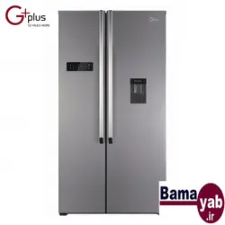 یخچال فریزر ساید بای ساید جی پلاس GSS-K715S نقره ای
