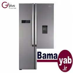 یخچال فریزر ساید بای ساید جی پلاس GSS-K715S نقره ای
