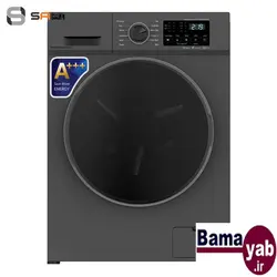 ماشین لباسشویی سام UN-Q1435I اینوکس ۸ کیلویی