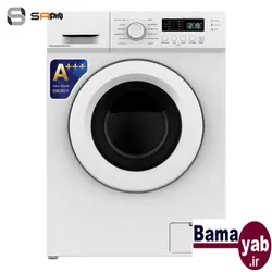 ماشین لباسشویی سام UN-Q1225W سفید ۸ کیلویی