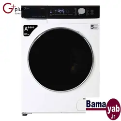 ماشین لباسشویی جی پلاس GWM-K1058W سفید ۱۰.۵ کیلویی