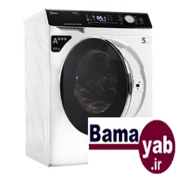 ماشین لباسشویی جی پلاس GWM-K1058W سفید ۱۰.۵ کیلویی