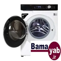 ماشین لباسشویی جی پلاس GWM-K1058W سفید ۱۰.۵ کیلویی