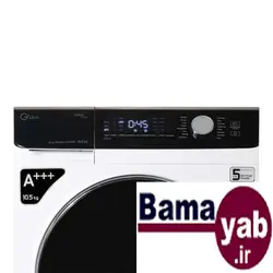 ماشین لباسشویی جی پلاس GWM-K1058W سفید ۱۰.۵ کیلویی