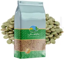 عدس ارگانیک و طبیعی دارامان 900 گرمی