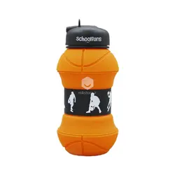مشخصات و خرید عمده قمقمه سیلیکونی توپ بسکتبال اسکول فنس کد 9318 - نیک استور | فروشگاه عمده لوازم تحریر
