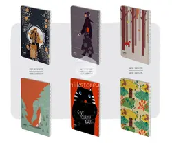 مشخصات و خرید عمده دفتر ۱۰۰ برگ وزیری سیمی فانتزی الیپون کد ۲۳۹ - نیک استور | فروشگاه عمده لوازم تحریر