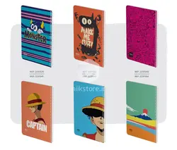 مشخصات و خرید عمده دفتر ۶۰ برگ وزیری سیمی فانتزی الیپون کد ۲۲۳ - نیک استور | فروشگاه عمده لوازم تحریر