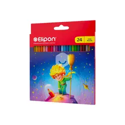 مشخصات و خرید عمده مدادرنگی جعبه مقوایی ۲۴رنگ الیپون - نیک استور | فروشگاه عمده لوازم تحریر