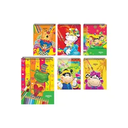 مشخصات و خرید عمده دفتر نقاشی ۴۰ برگ رحلی فنر بالا آزاده کد ۱۴۹ - نیک استور | فروشگاه عمده لوازم تحریر