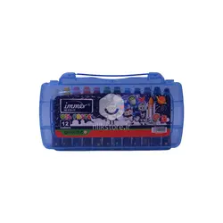 مشخصات و خرید عمده پاستل روغنی کیفی ۱۲ رنگ پارسیکار - نیک استور | فروشگاه عمده لوازم تحریر