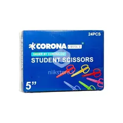 مشخصات و خرید عمده قیچی روکش دار کرونا کد 2705 - نیک استور | فروشگاه عمده لوازم تحریر