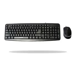 کیبورد و ماوس هترون مدل Hkc110 با حروف فارسی