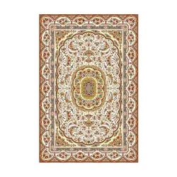 فرش ماشینی عرش طرح آرش زمينه کِرم