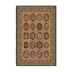 فرش ماشینی عرش طرح عرش زمينه قهوه ای