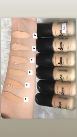 کرم پودر شیشه ای دوب کاور بالا و مات doob