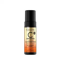فوم شستشوی صورت ویتامین سی C اولاین Eveline Vitamin C Sensation Cleansing Foam