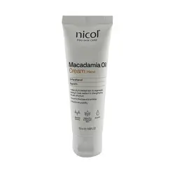 کرم مرطوب کننده مخصوص دست حاوی روغن ماکادمیا  نیکول 50 میلی لیتر