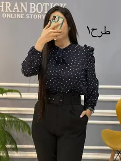 شومیز آستین پفی کد 420