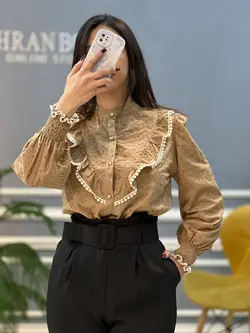 شومیز خامه دوزی کد 655