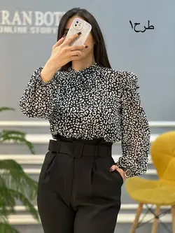 شومیز آستین پفی کد 653