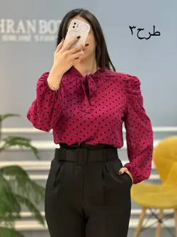 شومیز آستین پفی کد 653