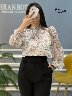 شومیز آستین پفی کد 653