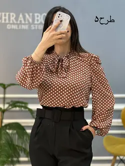 شومیز آستین پفی کد 653