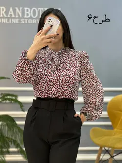 شومیز آستین پفی کد 653